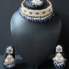 Blue Kundan Pearl Jewelry
